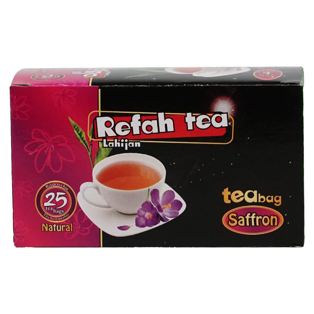 چای تی بگ سیاه با زعفران طبیعی 25 عددی – 127