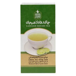 چای سبز با لیمو امانی طبیعی