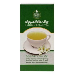 چای سبز با بهارنارنج طبیعی