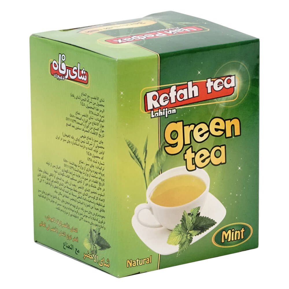 چای سبز با نعناع طبیعی 210 گرمی – 145