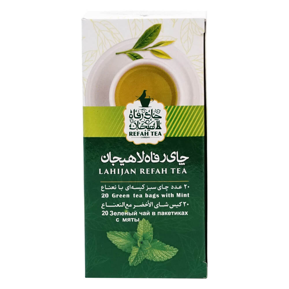 چای تی بگ سبز با نعناع طبیعی 20 عددی – 187
