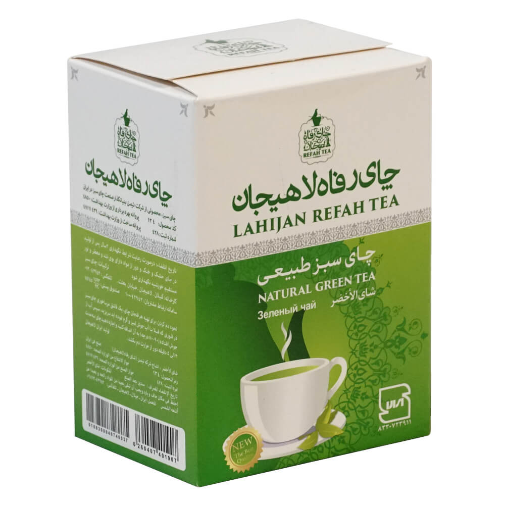 چای سبز طبیعی 100 گرمی