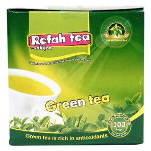 چای سبز کیسه ای طبیعی 100 عددی 200 گرمی