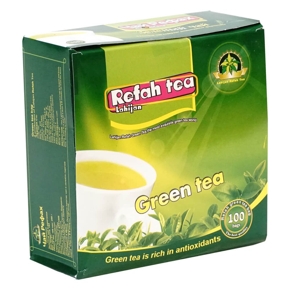 چای سبز کیسه ای طبیعی 100 عددی 200 گرمی – 193