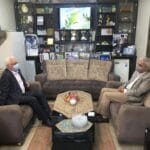 دیدار دکتر جهانساز و حاج یوسف ابراهیمی