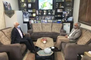 دیدار دکتر جهانساز و حاج یوسف ابراهیمی