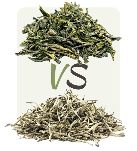 چای سبز vs چای سفید