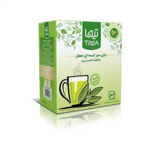 چای تی بگ سبز معطر با قطعات کاسیا و زیره 50 عددی – 428 5 چای تی بگ سبز معطر با قطعات کاسیا و زیره 50 عددی – 428