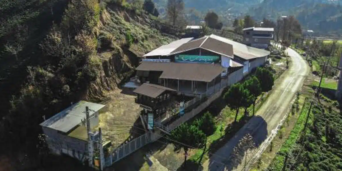 Astan Omran Tea Factory in Setlasar Village, Lahijan