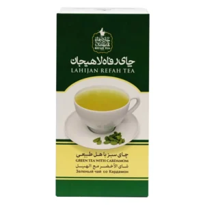 چای سبز با هل طبیعی 210 گرمی – 144 9 چای سبز با هل طبیعی 210 گرمی – 144