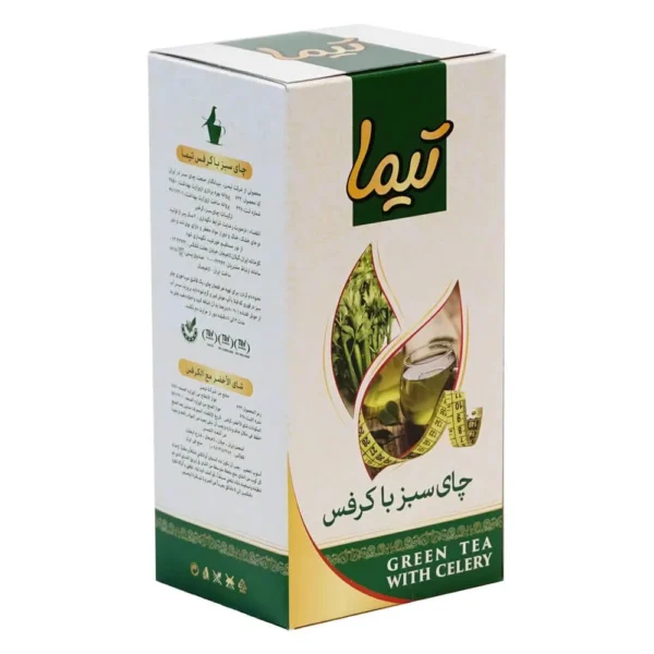 چای سبز با کرفس تیما 210 گرمی – 623 - Image 2