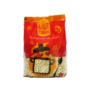 لوبیا سفید پاک شده درجه یک 900گرمی-10402