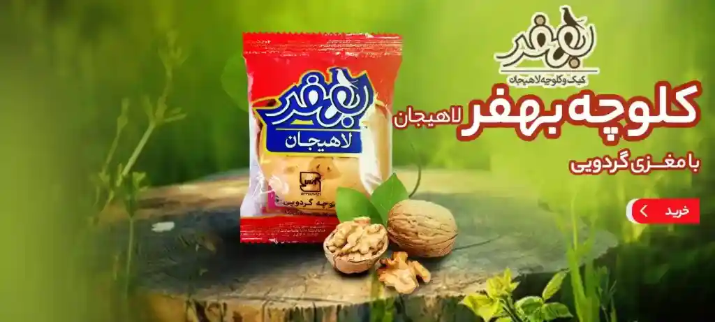 کلوچه گردویی بهفر